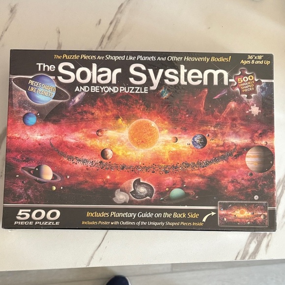 Other - Solar System Puzzle - 500 Pieces - Multicolor  New sealed box